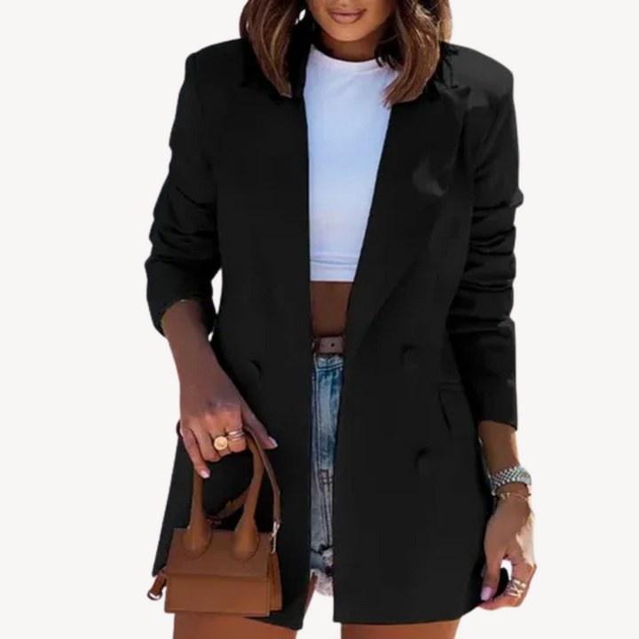 Women's Business Casual Fabric Blazer | Loravelle