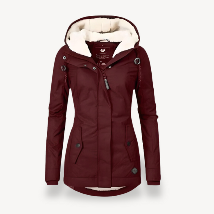Women's Waterproof Winter Jacket with Hood | Loravelle