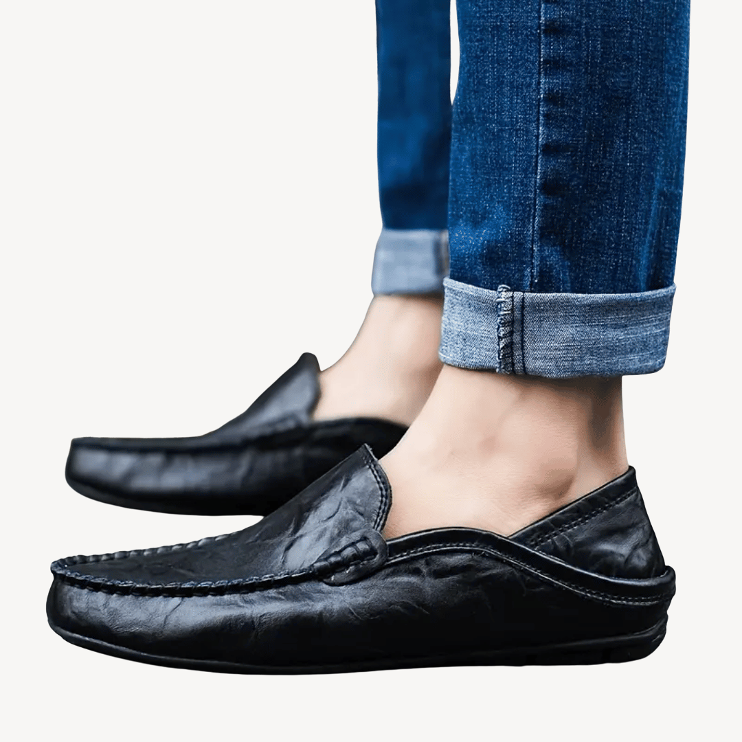 Men's Orthopedic Leather Loafers | Loravelle