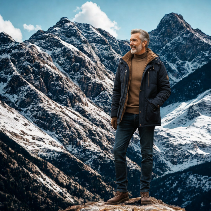 Men’s Winter Jacket with Fleece Lining | Loravelle