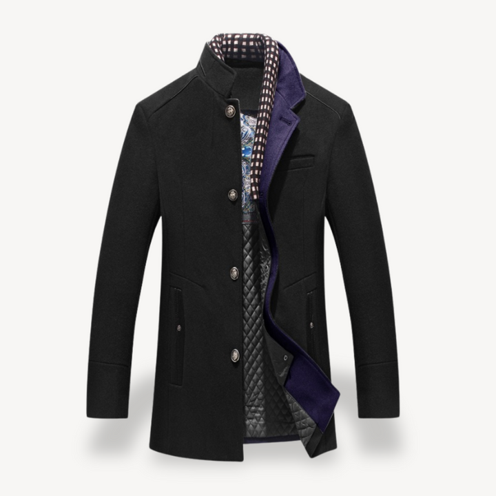 Wool Blend Casual Coat Men | Loravelle