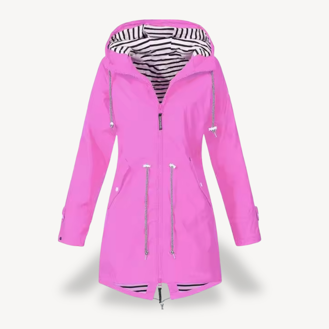 Women’s Waterproof Hooded Rain Jacket | Loravelle