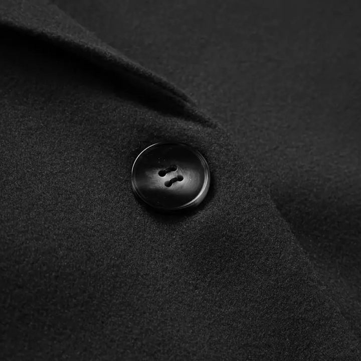 Women's Double-Breasted Long Coat | Loravelle