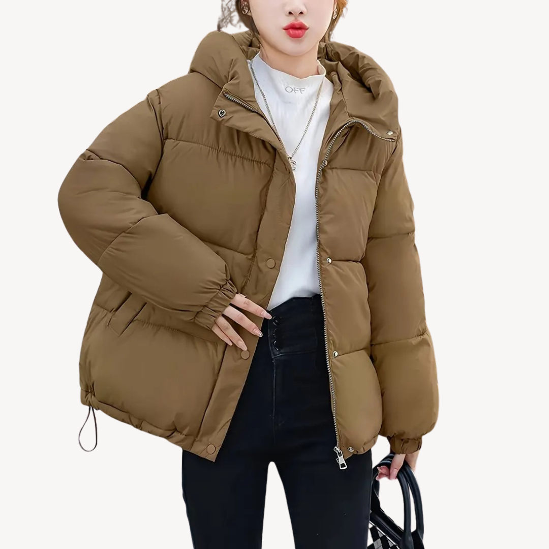 Women's Hooded Puffer Jacket | Loravelle