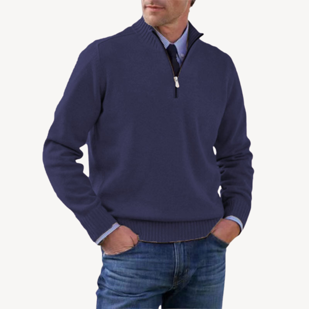 Men's Half-Zip Sweater | Loravelle