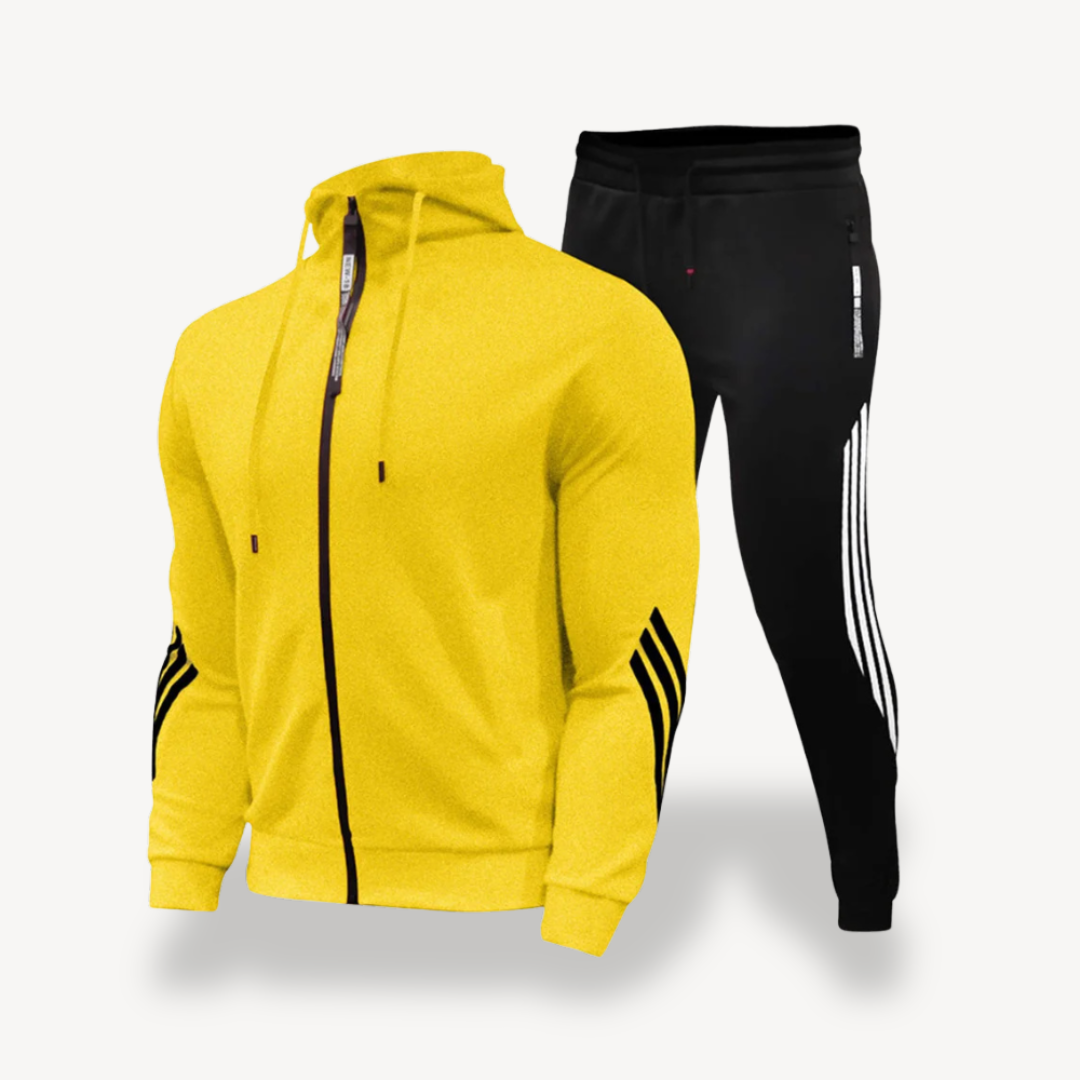 Men's Zip-Up Polyester Tracksuit | Loravelle