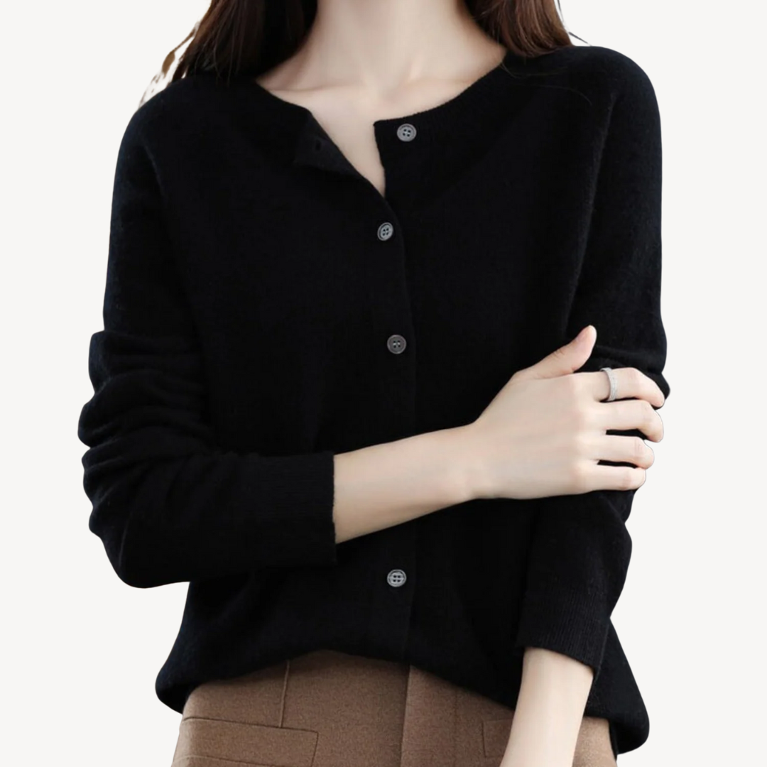 Women's Cashmere Blend Cardigan | Loravelle