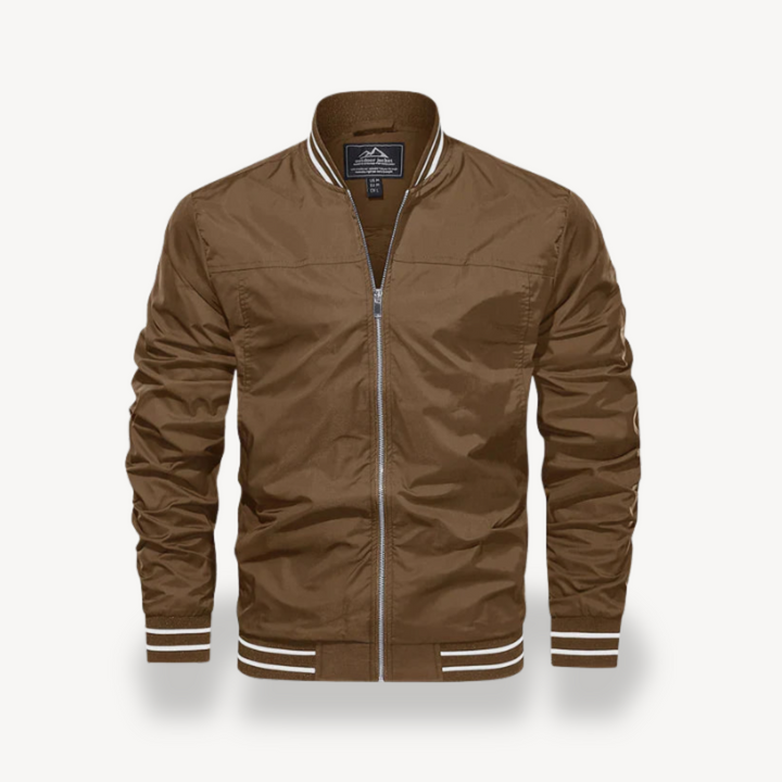 Men's Lightweight Bomber Jacket with Zip | Loravelle