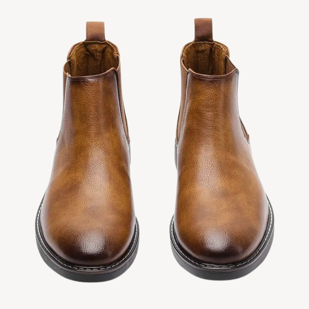 Men's Orthopedic Leather Chelsea Boots | Loravelle