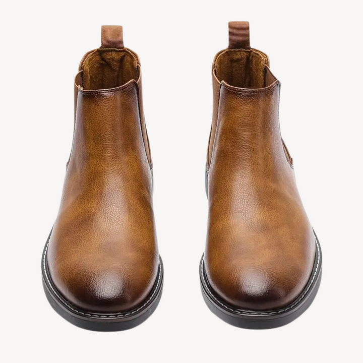 Men's Orthopedic Leather Chelsea Boots | Loravelle