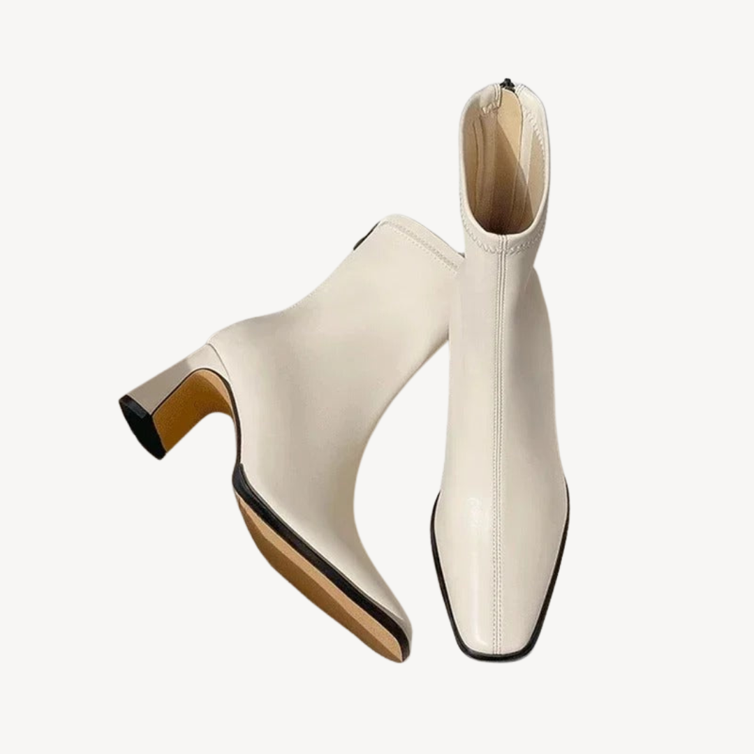 Orthopedic Square Toe Ankle Boots | Loravelle