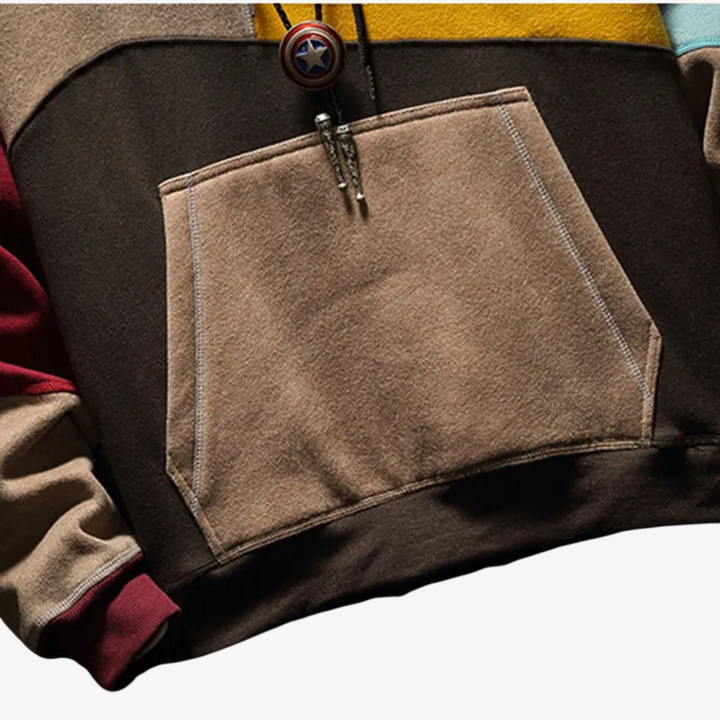 Color-Blocked Hoodie | Loravelle