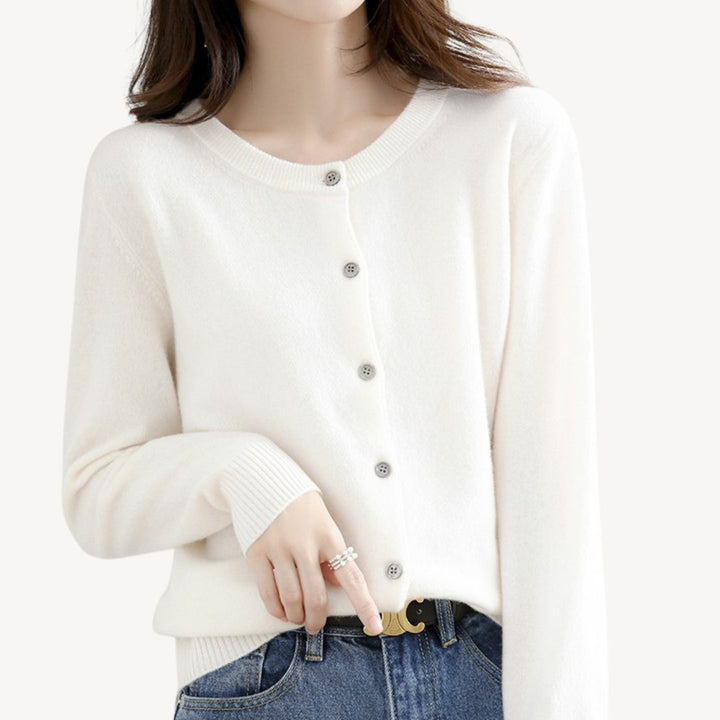 Women's Knit Button Front Cardigan | Loravelle