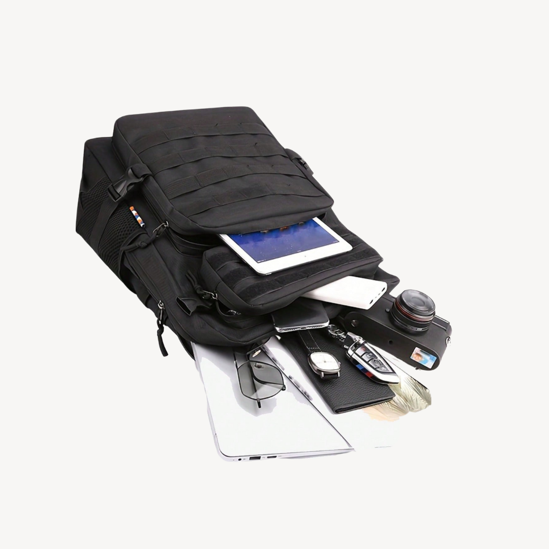 Men's Camo Tactical Nylon Backpack | Loravelle
