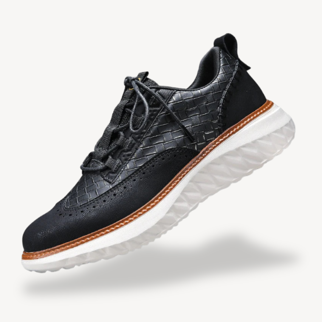 Men's Orthopedic Leather Casual Sneakers | Loravelle