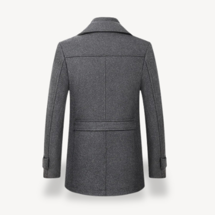 Men's Wool Blend Trench Coat | Loravelle