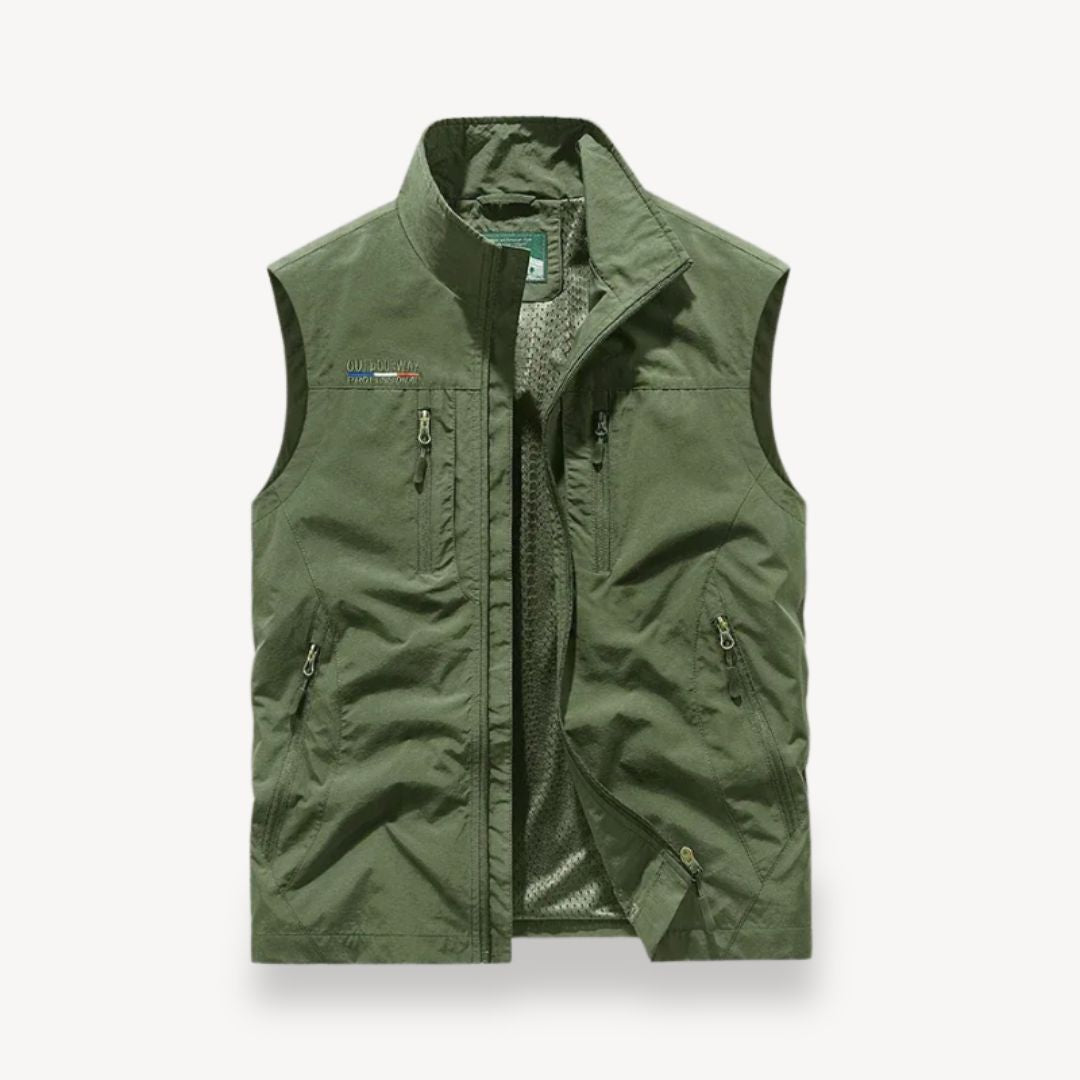 Lightweight Men's Summer Vest Jacket | Loravelle