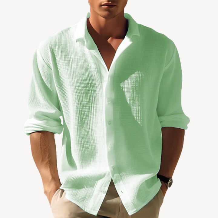 Lightweight Linen Blend Shirt Men | Loravelle