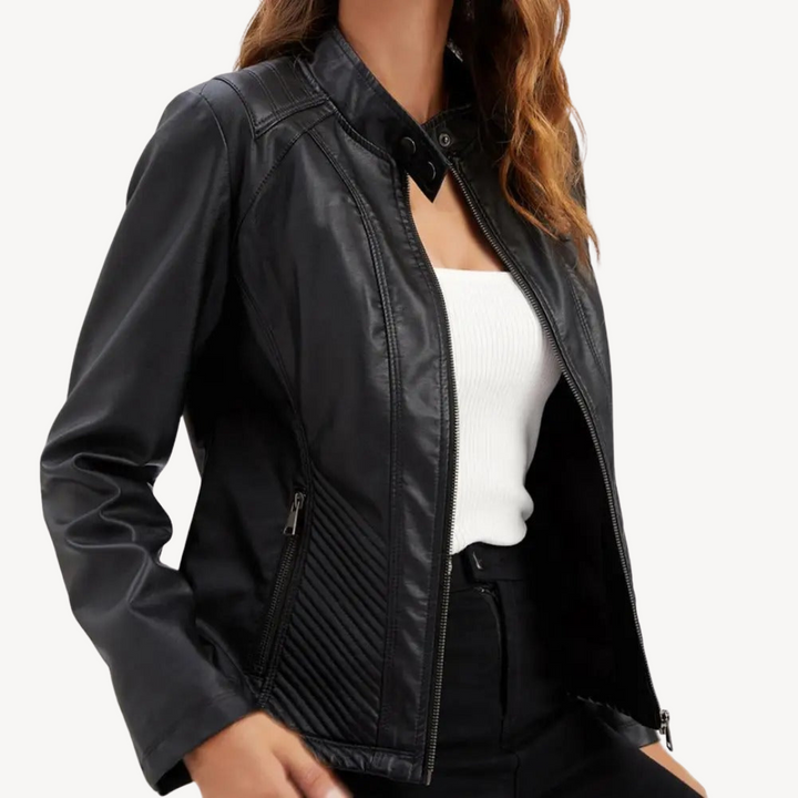 Faux Leather Jacket for Women | Loravelle