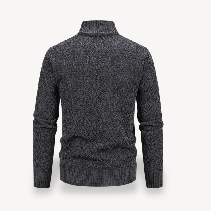 Full-Zip Cardigan Sweater Men | Loravelle