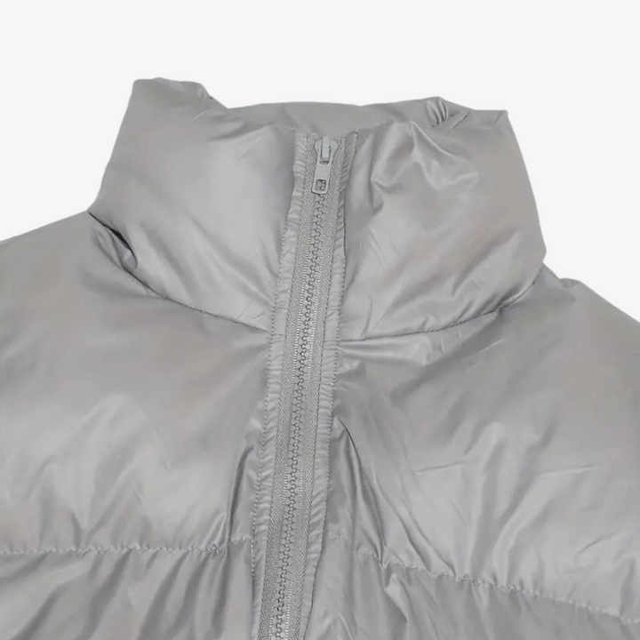 Women’s Cropped Puffer Zip Jacket | Loravelle