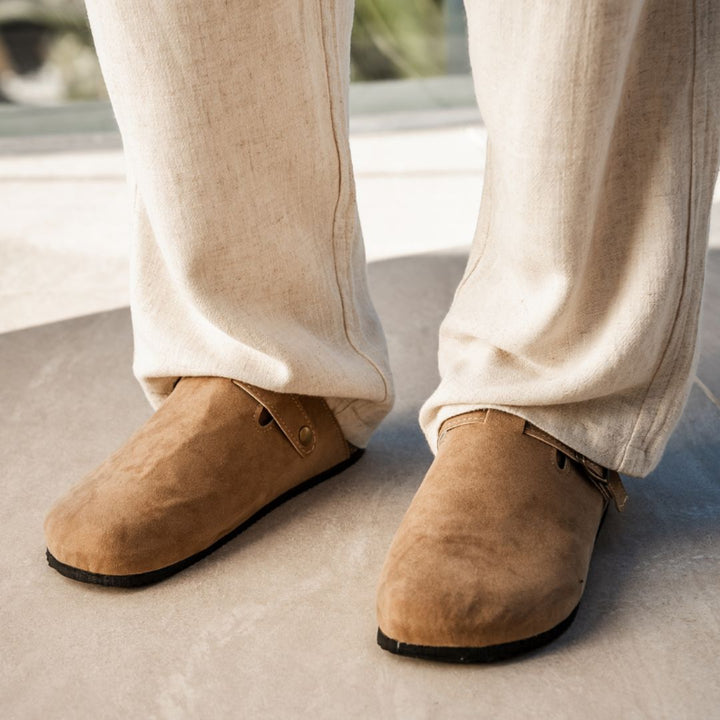 Suede Buckle Clogs Unisex | Loravelle
