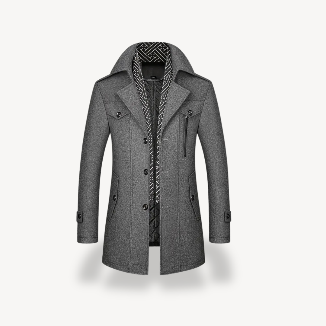 Winter Wool Coat Men | Loravelle