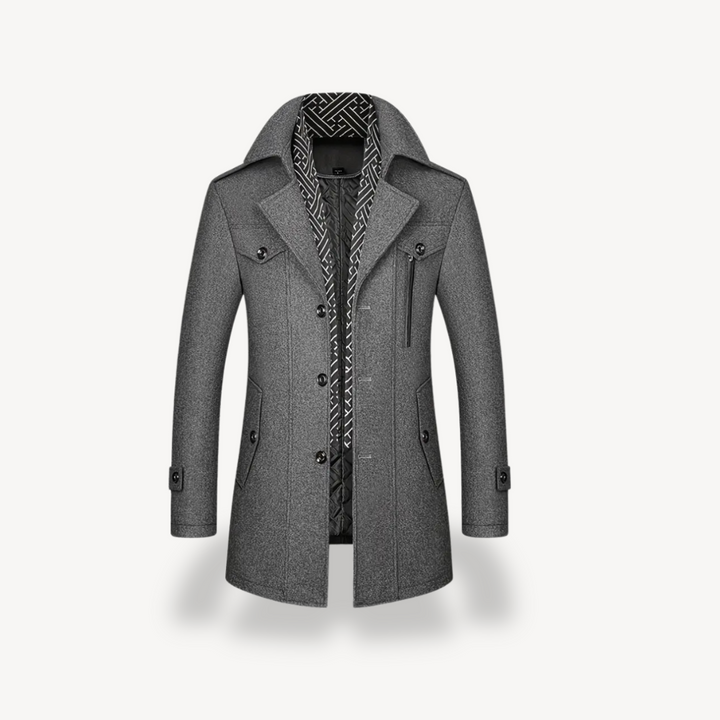 Winter Wool Coat Men | Loravelle
