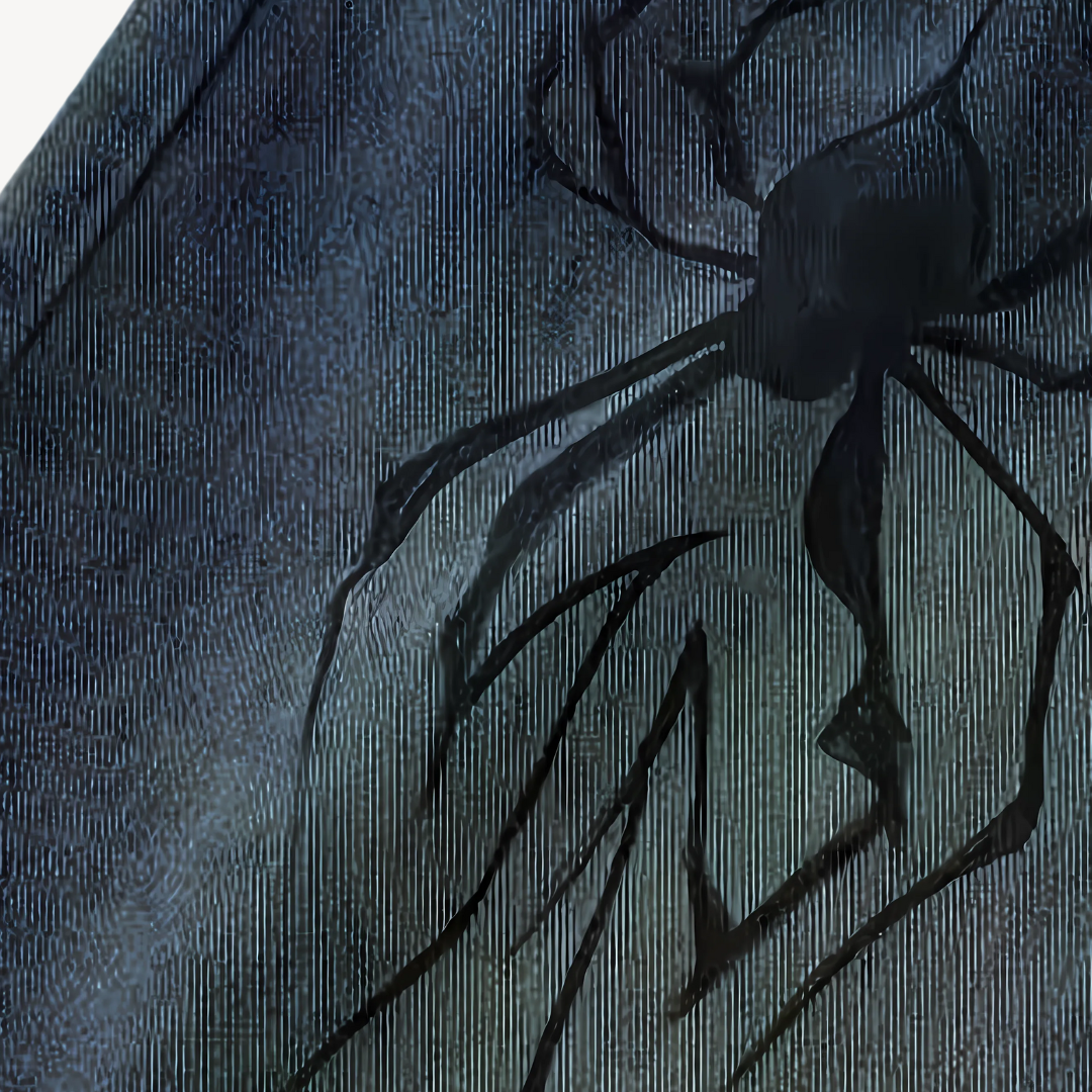 Y2K Spider Web Denim Shorts Women Cotton Streetwear | Loravelle