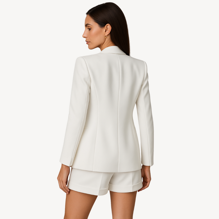 Women’s Blazer & Shorts Set – Stylish Casual Suit | Loravelle