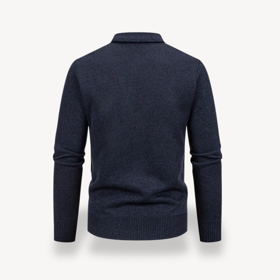 Diamond Knit Cardigan Sweater Men | Loravelle