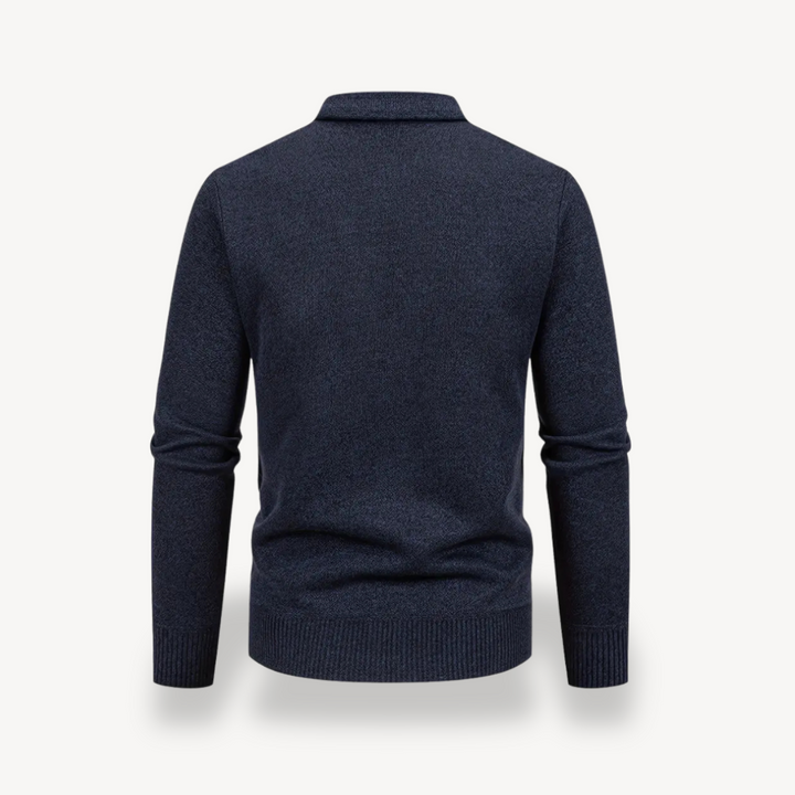 Diamond Knit Cardigan Sweater Men | Loravelle