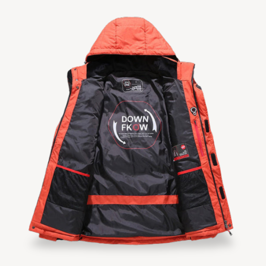 Men’s Winter Puffer Jacket with Hood | Loravelle