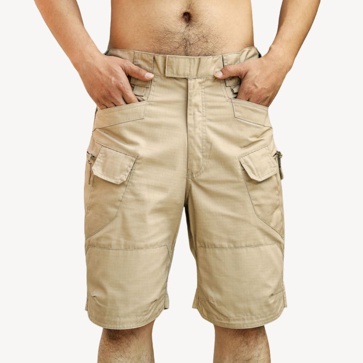 Men's Twill Cargo Workout Shorts | Loravelle