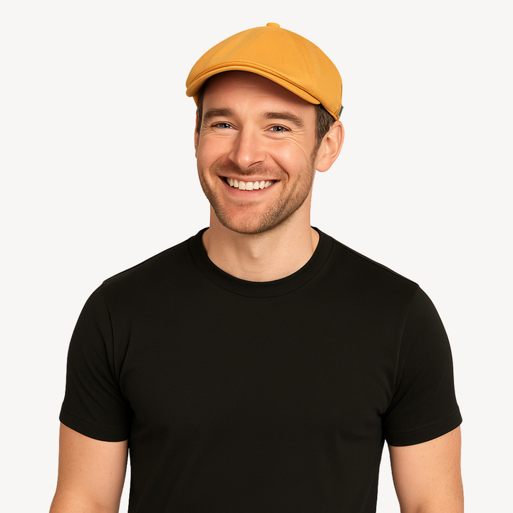 Men's Adjustable Flat Cap | Loravelle