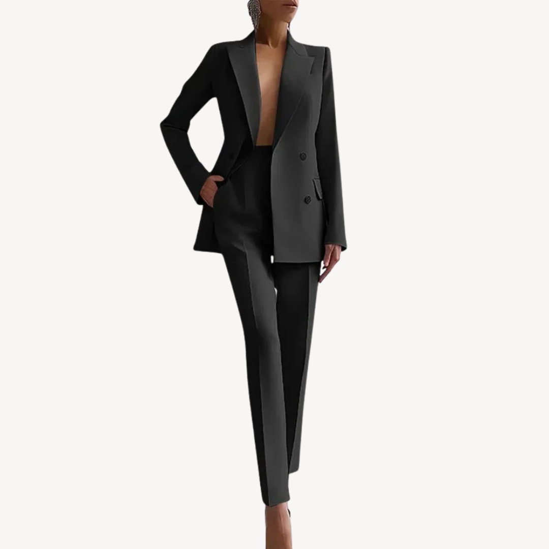 Women's Business Fabric Suit Set | Loravelle