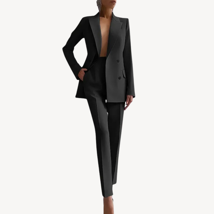 Women's Business Fabric Suit Set | Loravelle