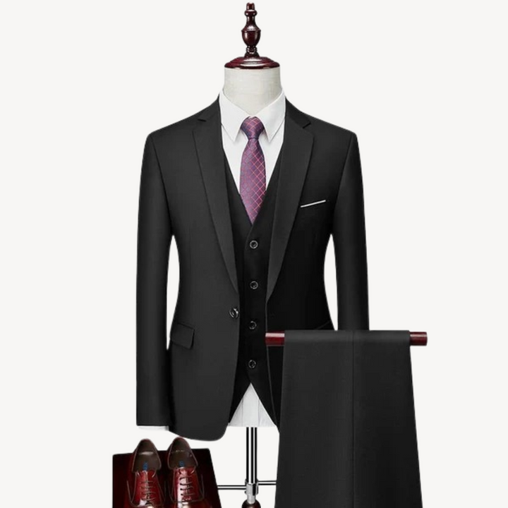 Three-Piece Formal Suit Men | Loravelle