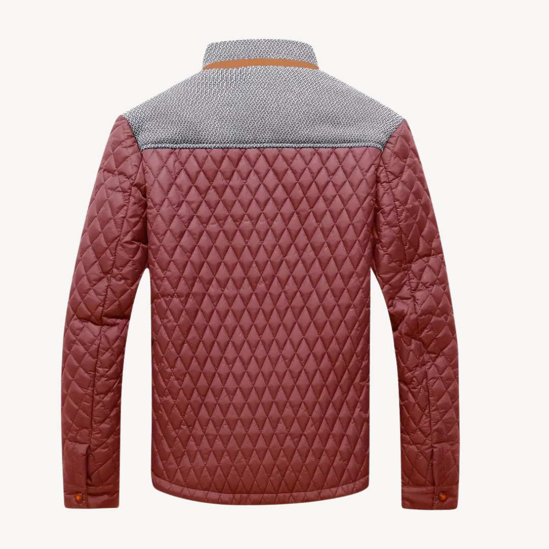 Quilted Colorblock Jacket Men | Loravelle