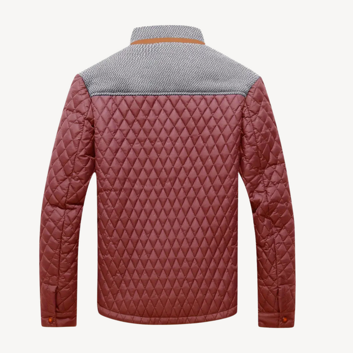 Quilted Colorblock Jacket Men | Loravelle
