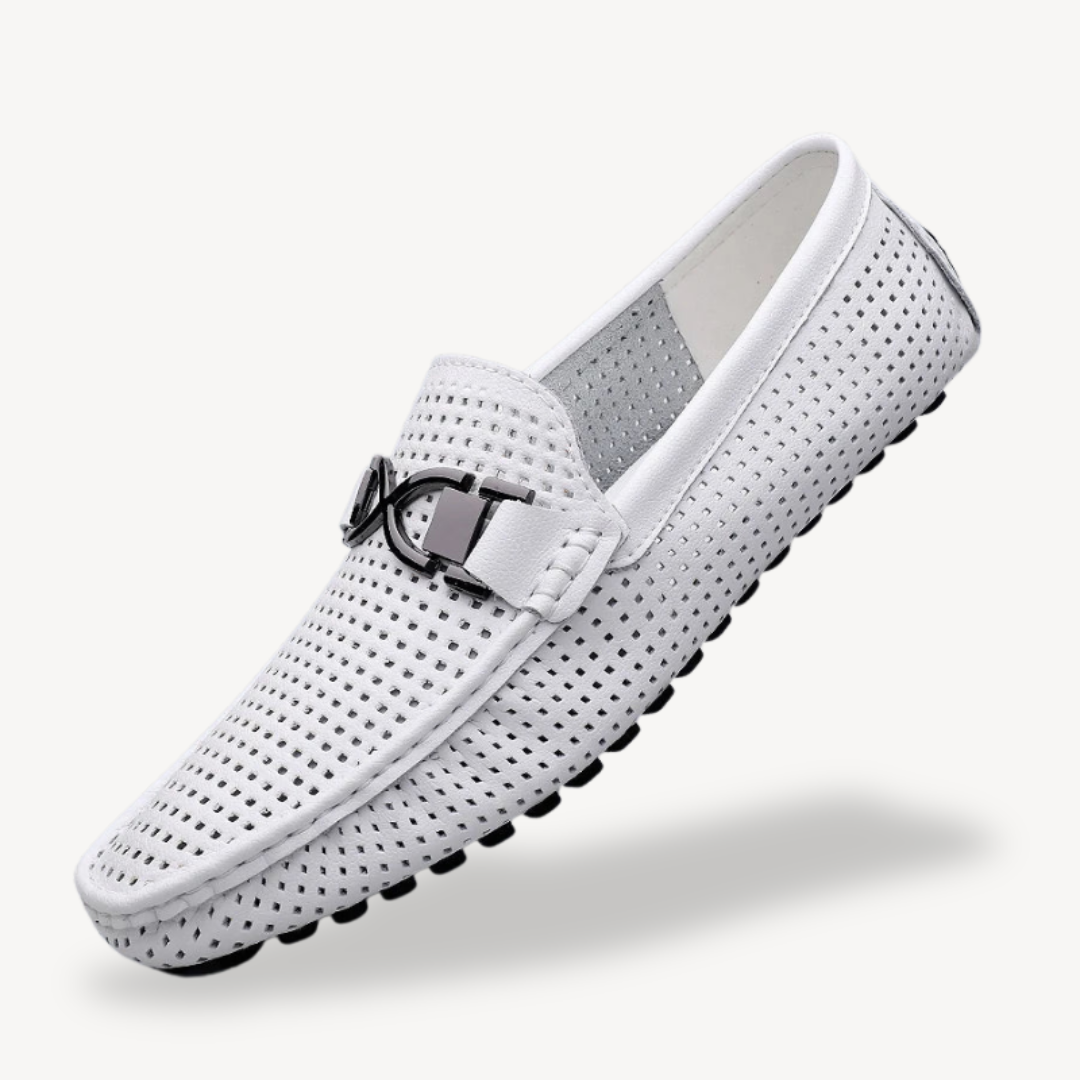Men's Orthopedic Leather Driving Loafers | Loravelle