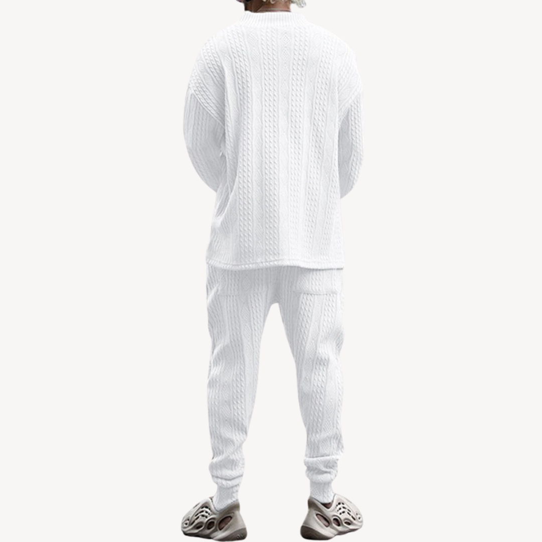 Cable Knit Sweater and Pants Set | Loravelle