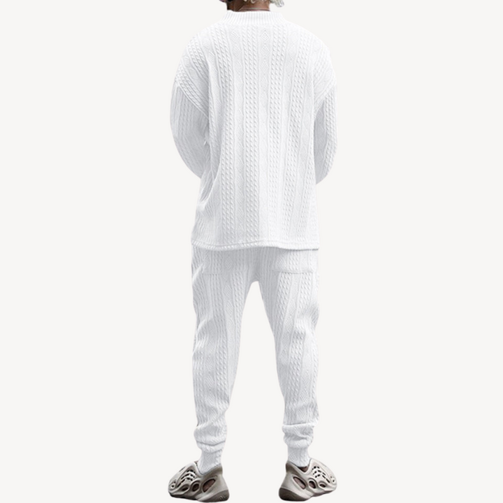 Cable Knit Sweater and Pants Set | Loravelle