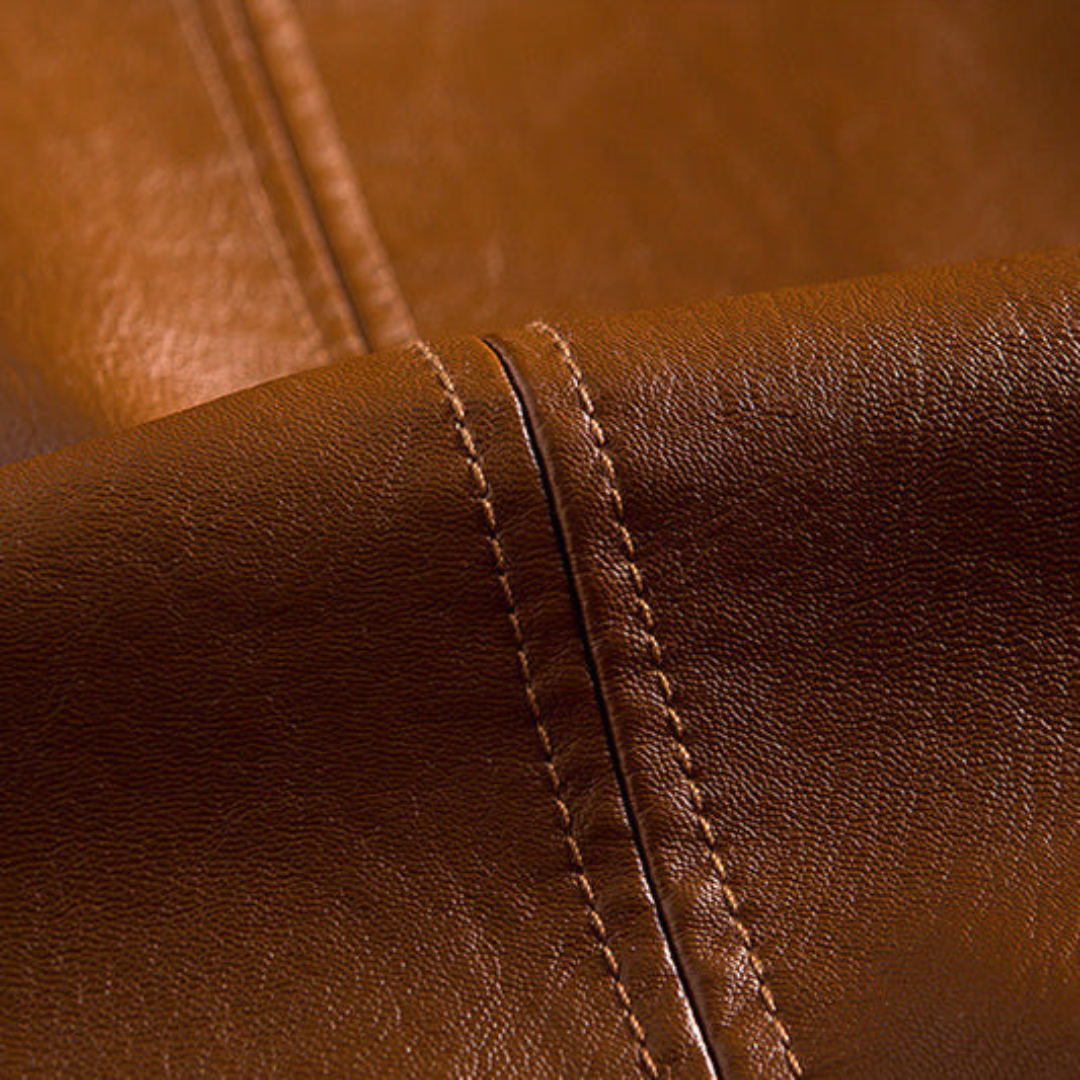 Men's Faux Leather Blazer Jacket | Loravelle