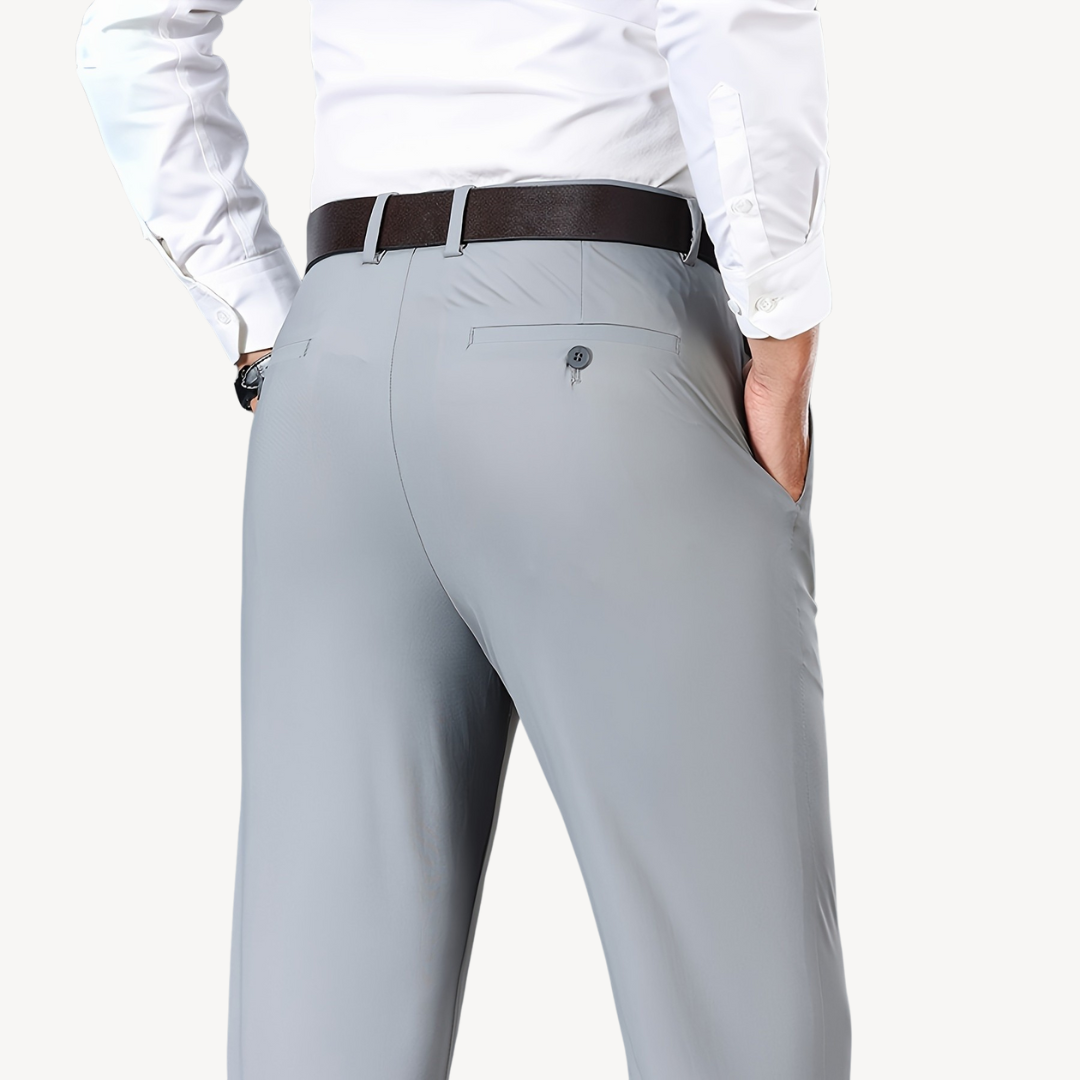 Men's Stretch Tapered Fit Dress Pants | Loravelle