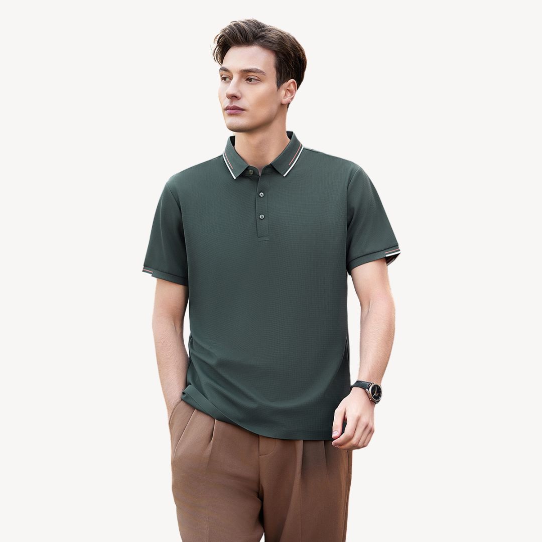 Men's Performance Polo Shirt Polyester | Loravelle