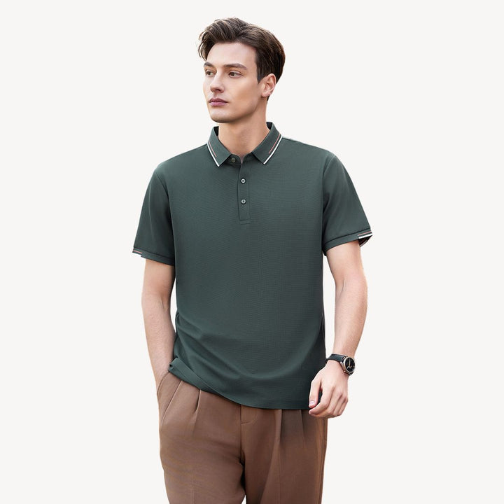 Men's Performance Polo Shirt Polyester | Loravelle