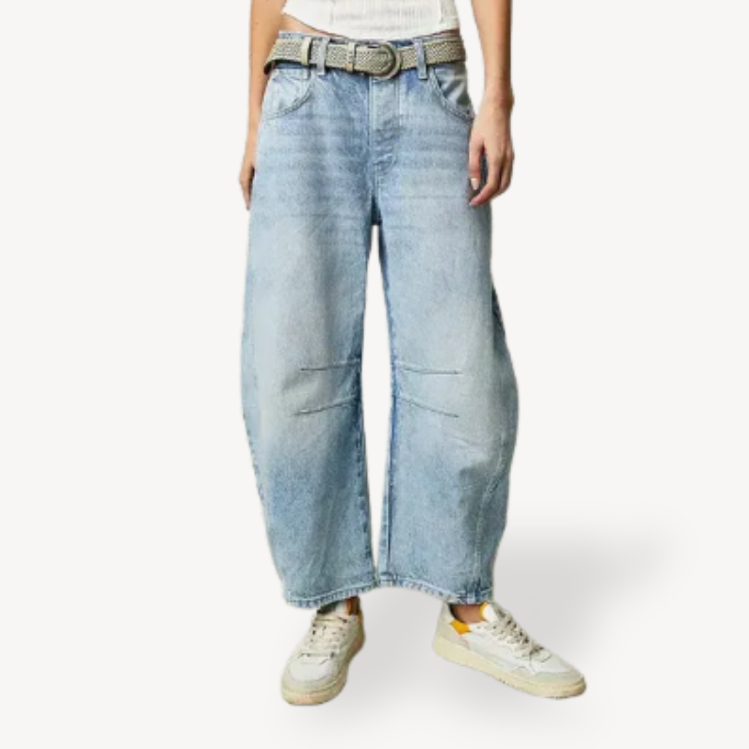Women's Wide Leg Denim Jeans | Loravelle