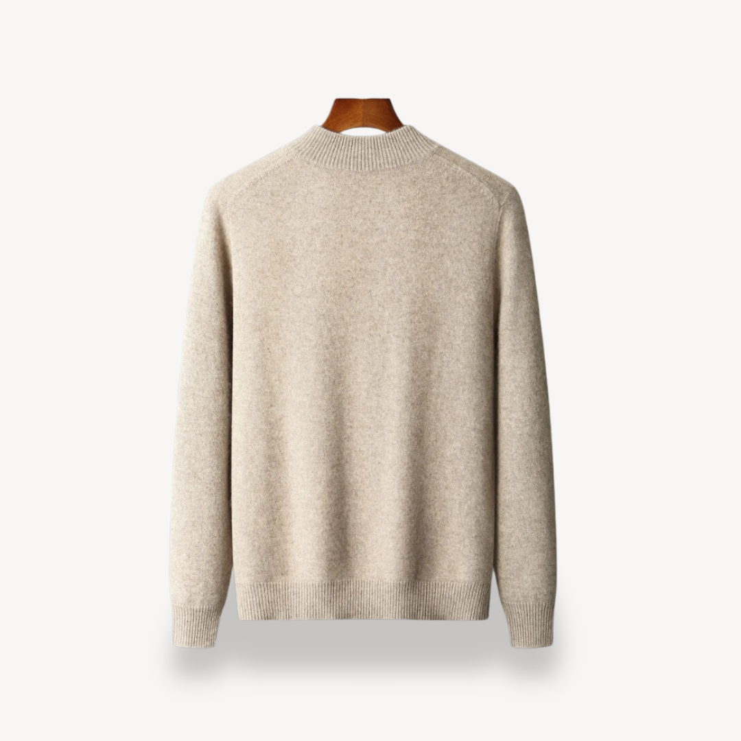 Men's Zipper Knit Cardigan | Loravelle