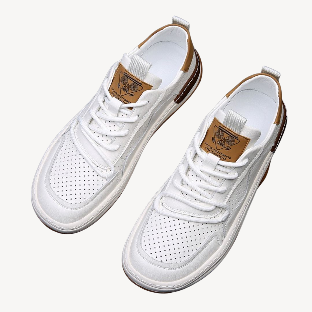 Orthopedic Men's Leather Sneakers | Loravelle
